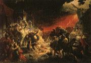 Karl Pavlovic Brullow The Last Day of Pompeii Spain oil painting artist